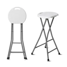 30 Inch Tall Folding Stool Chair | Heavy Duty Plastic Stool Chair | Portable ...