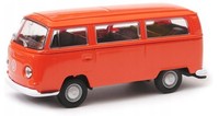 Welly 1972 Volkswagen Bus T2 Orange MaßStab 1:34 1:39 4,5 Zoll Auto In Box