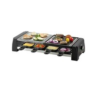 Domo Do9190G Raclette-Grill 1200W Schwarz FüR 8 Personen