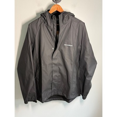 Grundens Neptune 319 Fishing Jacket Mens Large Black Waterproof Hooded 10079-001