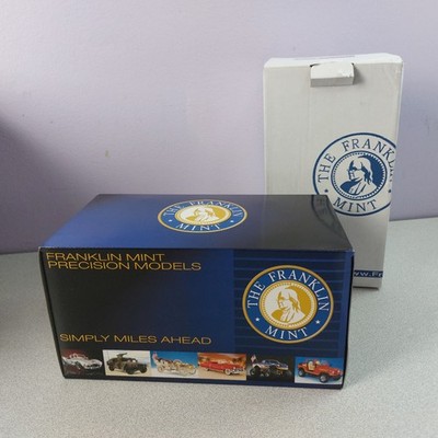 Franklin Mint 1956 Chevy Corvette Convertible B11E242 White COA Ltd Ed NRFB READ