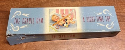 1950s Vintage Baby Toy in Original Box - Cradle Gym - Nursery Decor