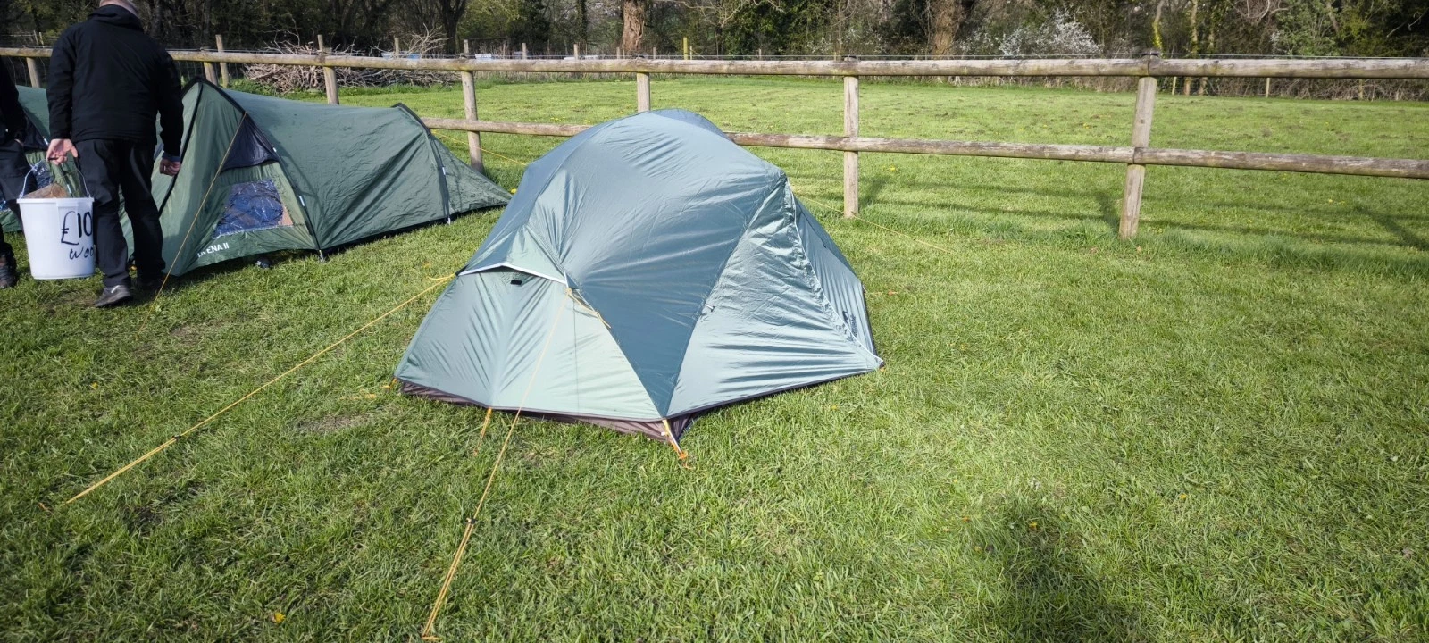 Naturehike Mongar 2 Person Backpacking Tent, 3 Season, Double Layer Green