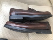  New York Adam Derrick Loafers Brown Leather Men's Size 10,5 New