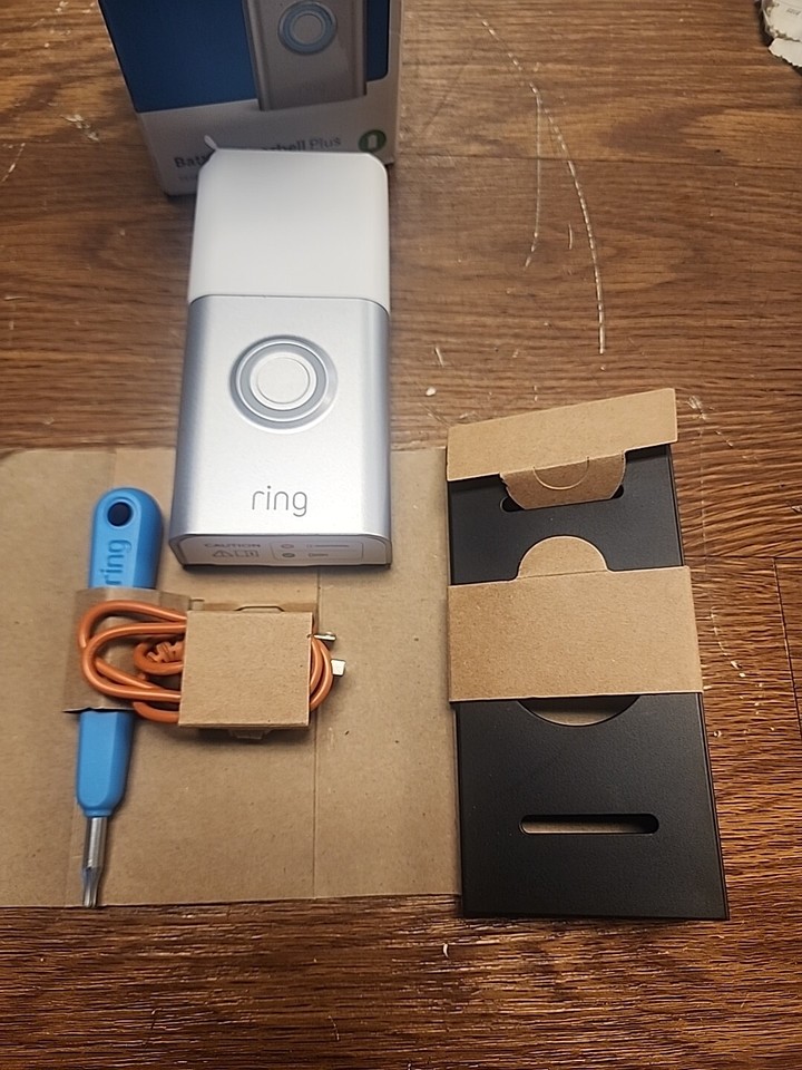 Ring Video Doorbell 1080p HD VideoSatin Nickel FinishNew in Box eBay