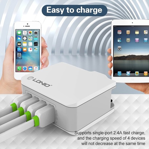 Smart Travel Charger 4.4A 4 x USB Ports AU Plug 22W SYDNEY STOCK 1 YEAR WARNTTY - 第 7/14 張圖片