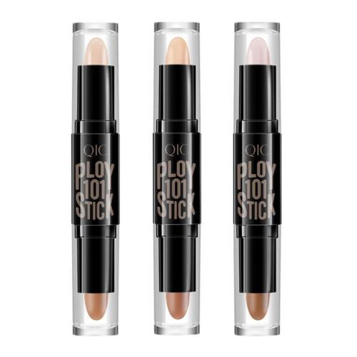 Double-head V Face Stick Highlighter Stick Concealer Pen Face Make Up Shado W1R5 - Picture 8 of 17