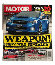 Motor Dec 2013 Car Magazine STI Subaru