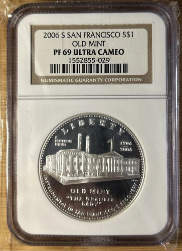 2006 S $1 NGC PR Old San Francisco Mint Silver Dollar - Proof Ultra Cameo