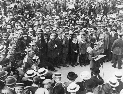 Berlin as a representative of the Kaisers reads 1914 Old Photo