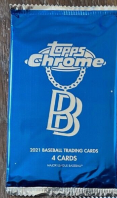 #ad 2021 Topps Chrome Ben Baller Edition Baseball Hobby Pack SEALED $13.49