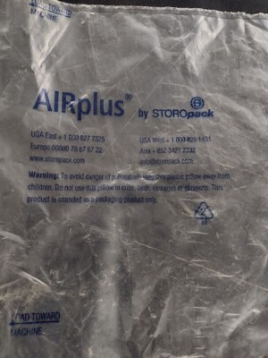 Storopack Air Pillow  Airplus 152412 10'' x 10''  - 1 Roll