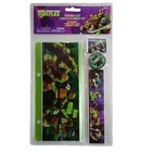 Licensed Stationery 4pc Set Pencil Pouch Sharpener Eraser Ruler Girl Boy NEW