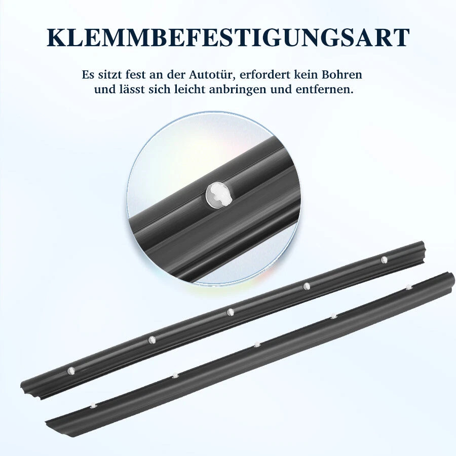 2x Für VW T5 T6 Türdichtung Gummidichtung vorne re + li 7H0837566A 7H0837565A - Bild 3 von 4