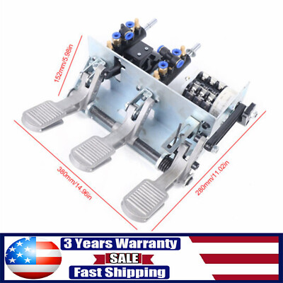 Pneumatic Tire Changer Machine Kits 3 Pedal Foot Control Air Valve High Strength