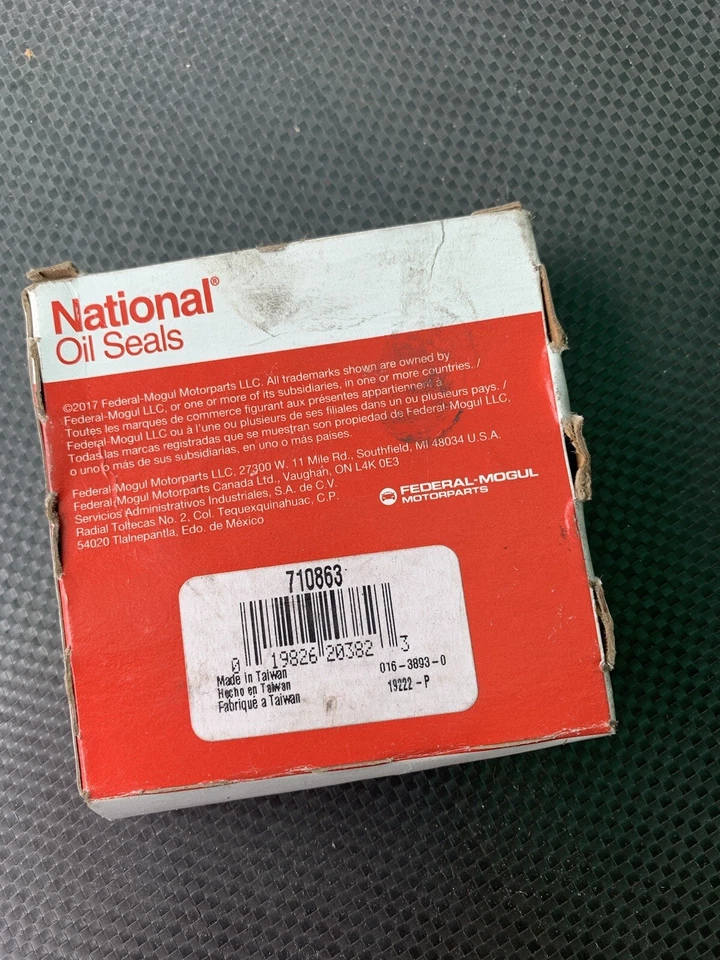 Sello del eje de transmisión National 710863 Foto 2 de 3