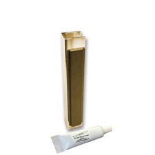 Gold U-channel Magnet for 3/16", 1/4",  5/16" Glass Frameless Shower Door