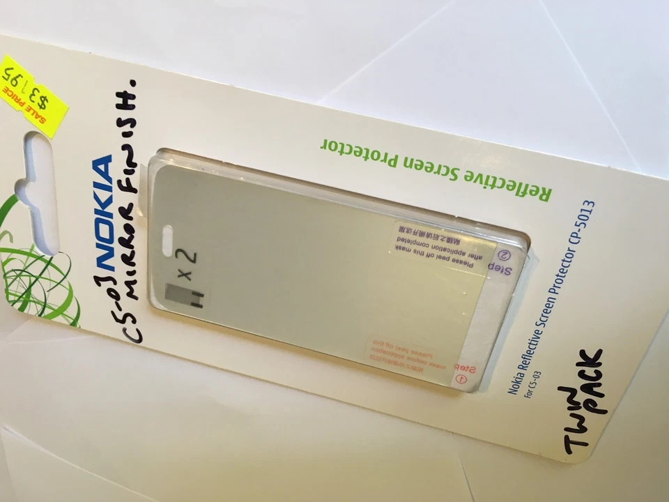 Nokia C5-03 Screen Guard Protectors Mirror Finish CP-5013 Genuine - Twin Pack - Image 4 of 4