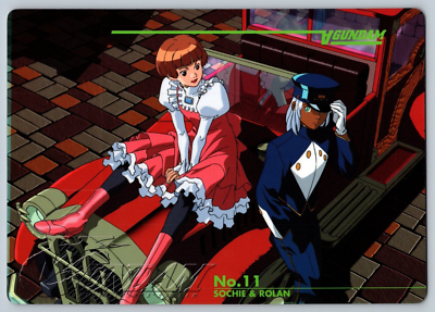 #ad #ad Turn A Gundam V Postcard No.11 Laminate Front Cardboard Back Anime Rare 8X6 $14.99