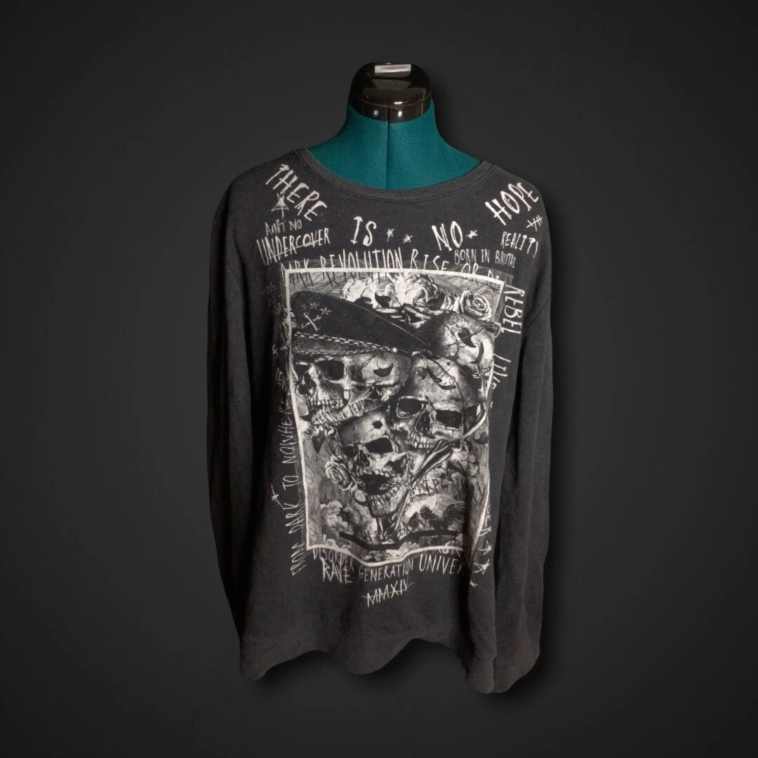 H&m skeleton sweatshirt cheap