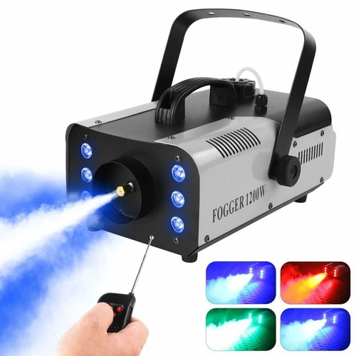 U`King 1200W Nebelmaschine mit RGB 6LED Bühnenlicht Halloween Weihnachten Show - Bild 2 von 17