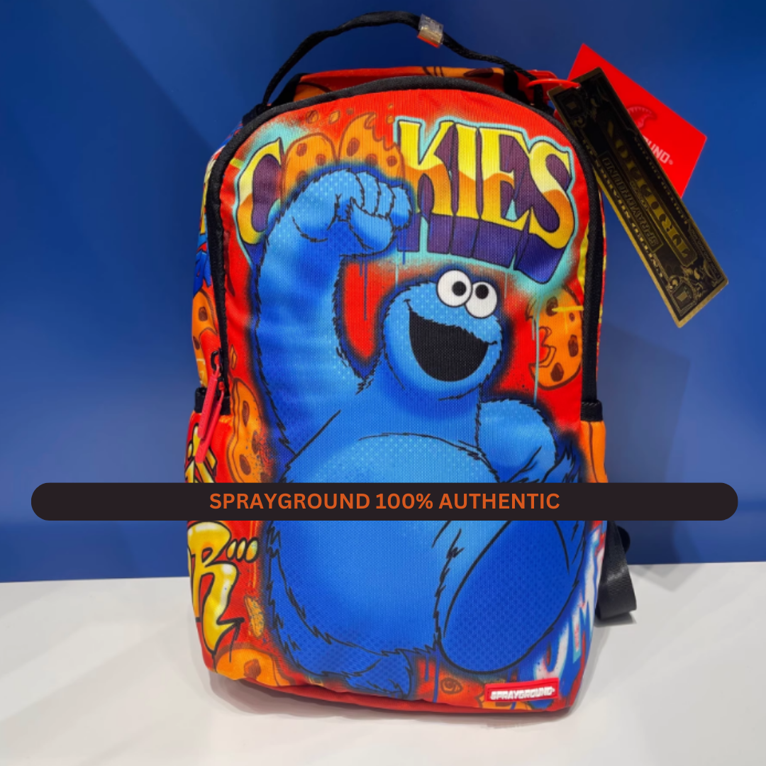 SPRAYGROUND Mini Backpack COOKIE MONSTER ON THE RUN Mini Bag School