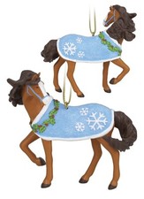 Enesco Trail of Painted Ponies Snow Ready Ornament New In Box 2022