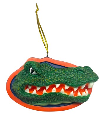 Florida Gators Mascot Resin Ornament-Double Sided-Ridgewood Collectibles-New