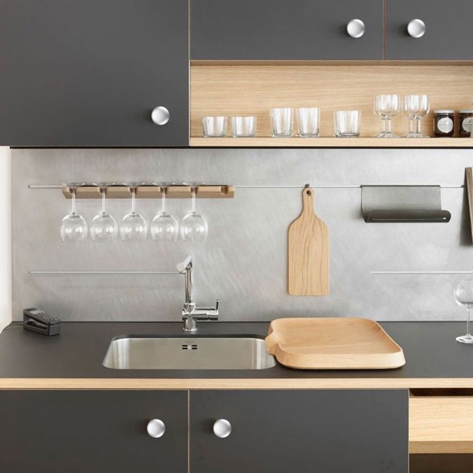 Kitchen Aluminium Alloy Door Handle Wardrobe Door Knob Drawer