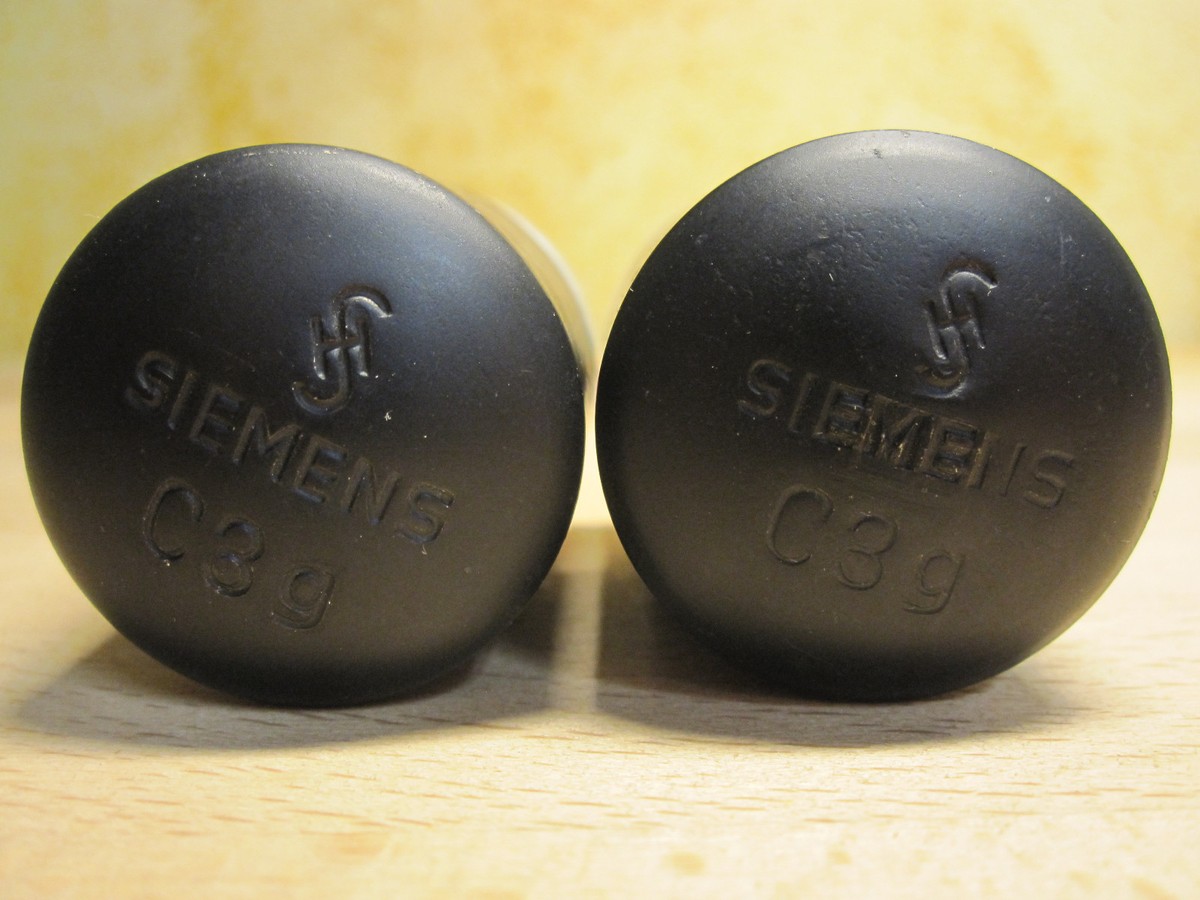 C3G SIEMENS röhre tube Poströhre pair metal preamp stereo pre