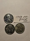 wheat penny lotB 1943,1943-D,1943-S CH UNC LINCOLN STEEL CENT BU SET 1943S,1943D