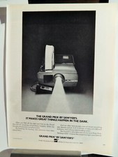SAWYER GRAND PRIX SLIDE PROJECTOR VTG 1973 PHOTO AD,SOUGHT EPHEMERA