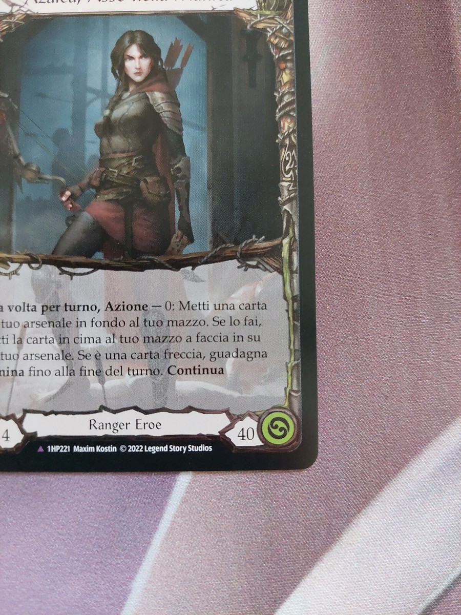 Flesh and Blood: HP1 Italian - Azalea - Cold Foil Marvel - History
