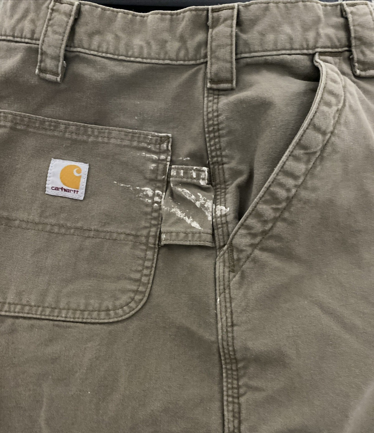 Carhartt Men's Brown Carpenter Work Cargo Pockets Shorts Size 40 B147 LBR