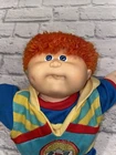 Cabbage Patch Doll Designer Line Curly Brown Hair Blue Eyes Dimple Boy Doll Kids