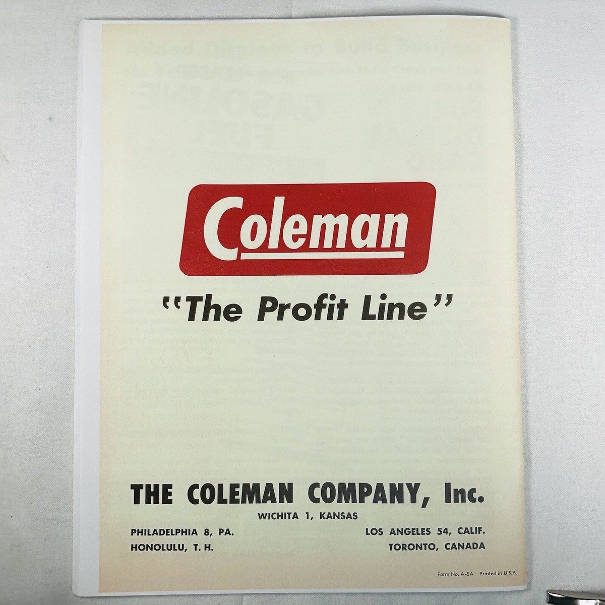 Reproduction 1948 The Coleman 