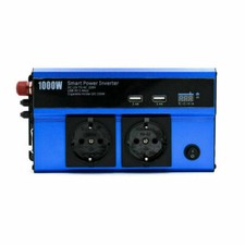 INVERTER da 12V a 220V 1000 W CON USB PRESA TRASFORMATORE PER CAMPER AUTO BARCA