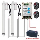 2 Set 18" Linear Actuator 330lbs 1500N Electric Motor W/ Motor Controller Kit SJ — photo 2