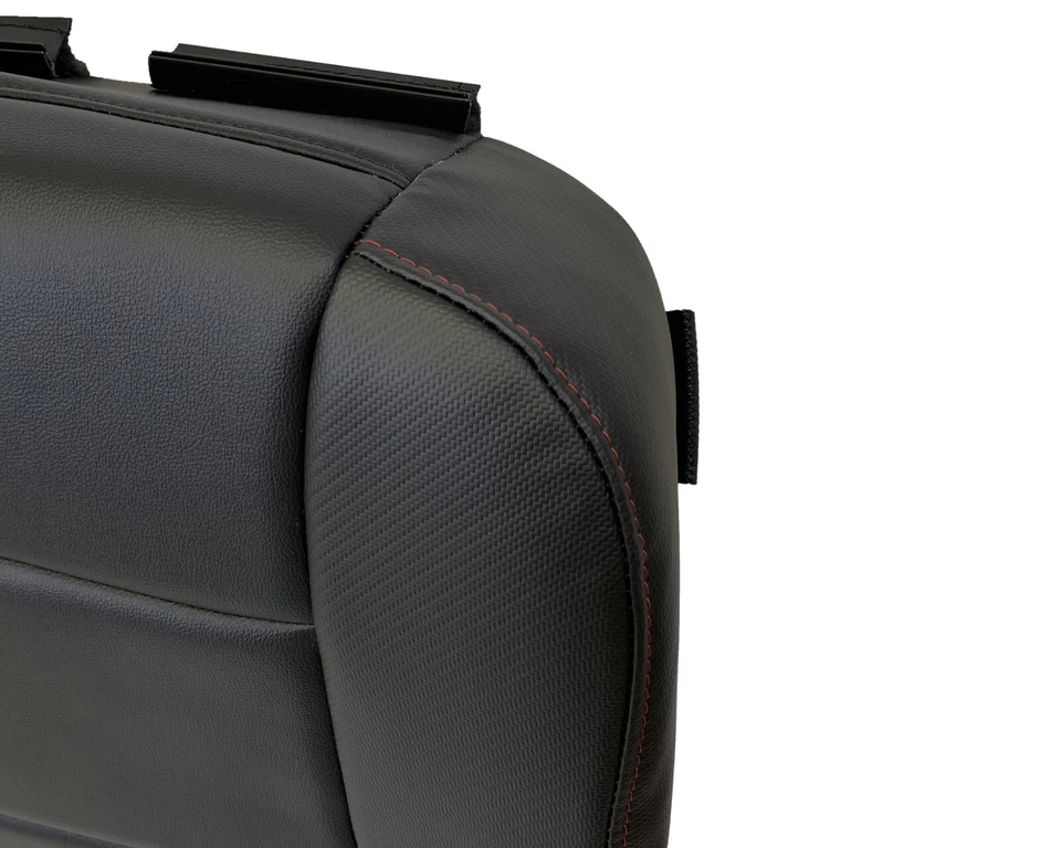 2014 - 2019 GMC All - Terrain Black Genuine Leather Driver Base Seat Cover - Image 4 of 4