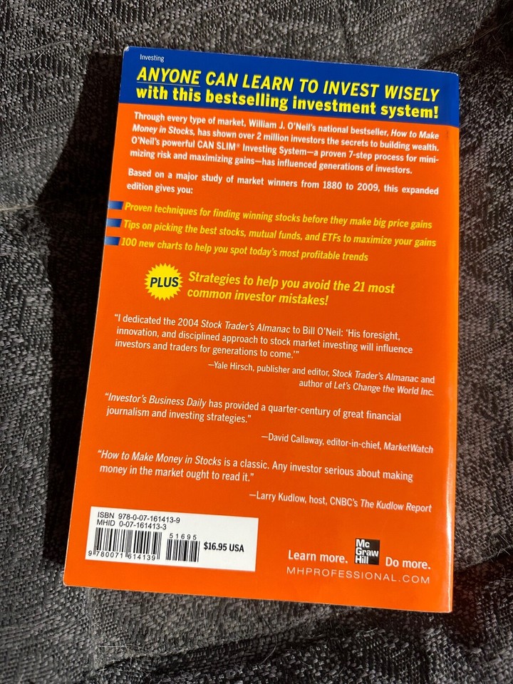 How to Make Money in Stocks A Winning System in Good Times and Bad 9780071614139 eBay