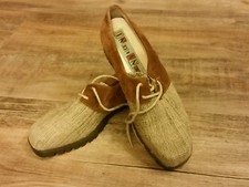 Indiana Naturschuhe  Bio Öko natur  Leinen Made in Italy Halbschuhe gr .37