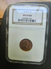 1930 S  LINCOLN WHEAT CENT PENNY NGC MS65RD