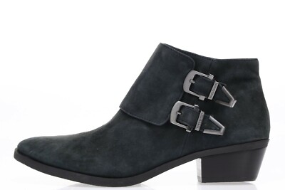 VINCE CAMUTO Women's Dark Gray Suede Ankle Short Boots Sz 6 M NEW! 222321