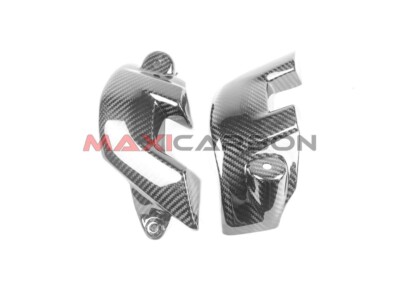 Yamaha VMAX 1700 2009-18 Carbon Scheinwerfer Seitenschweller / Front Light Side Panels Carbon