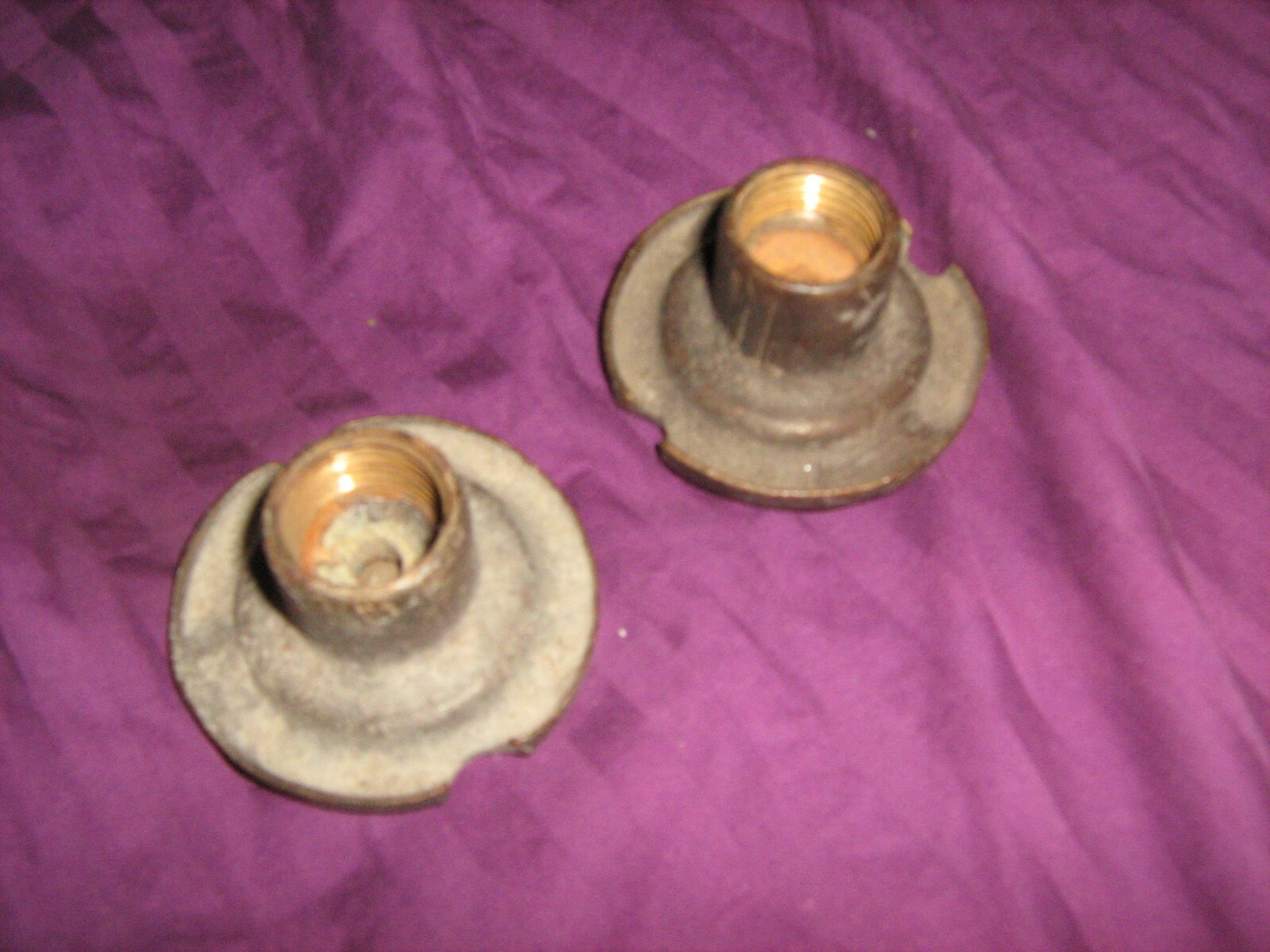 Lot of (2) VINTAGE Pasadena Sprinkler Company BrassBronze Lawn