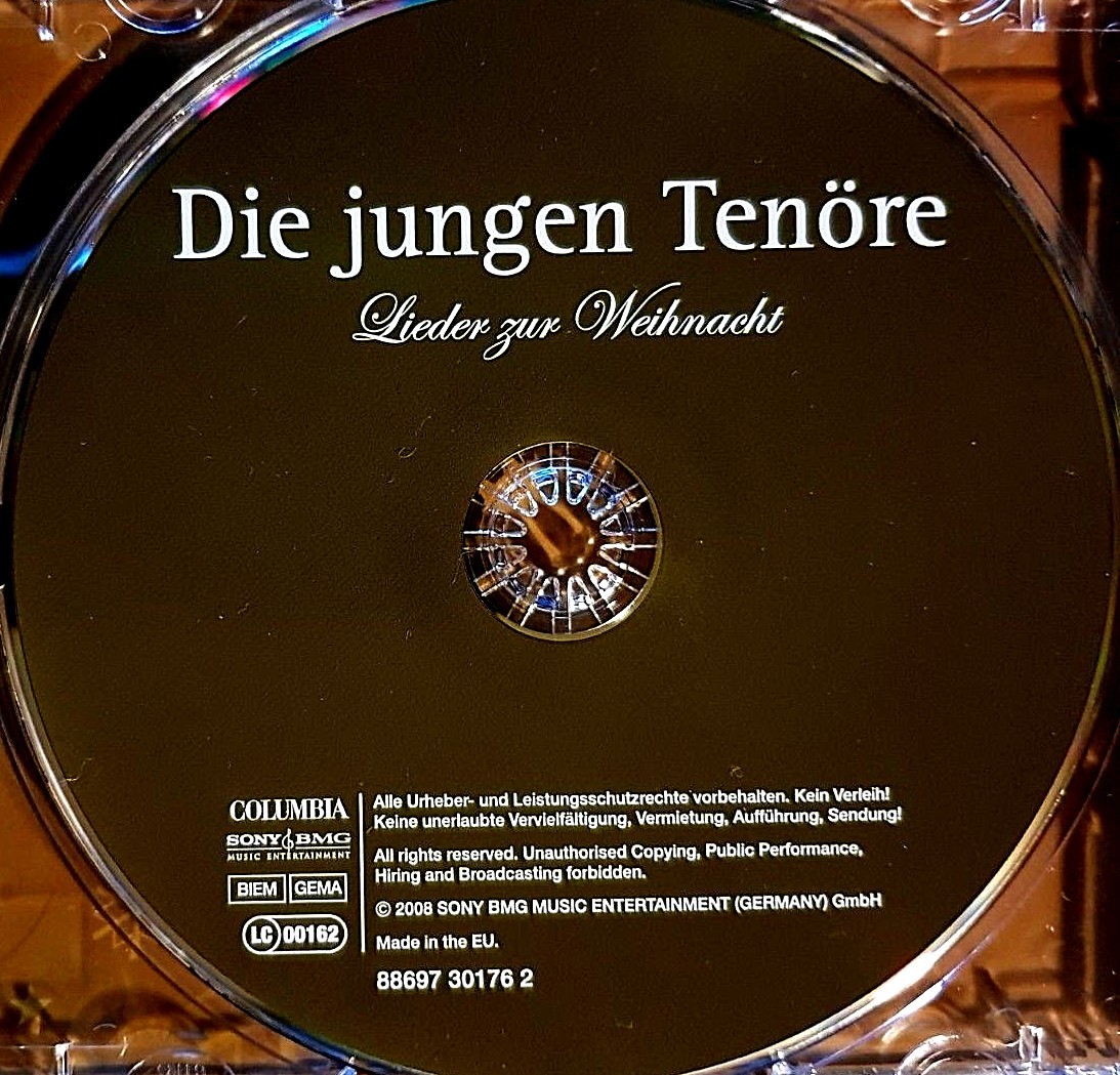 Jungen Tenore, Die : Lieder Zur Weihnacht CD (Like New) | eBay