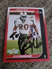 2002 Score  Autograph Signed Autographed Ed Reed  Rookie To Bruce  Very Nice  — photo 3