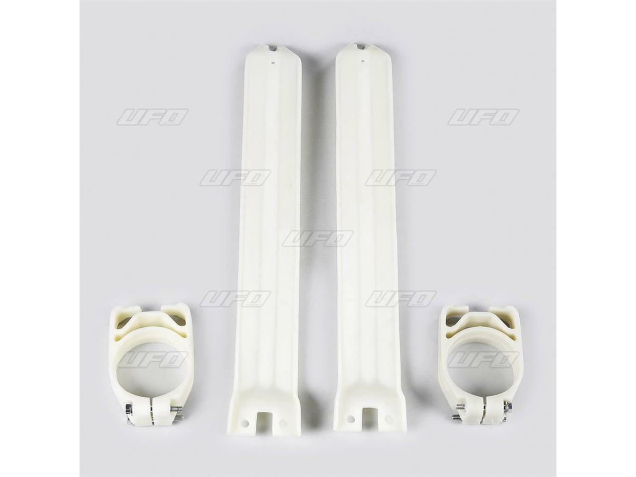 Protections de fourche UFO translucides KX500 pour vos sessions motocross vintage