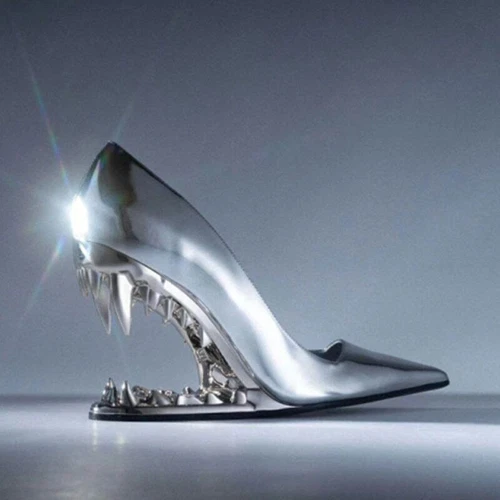 Nuevas Sandalias de Metal con Tacones Perfilados Moda Sandalias de Tacón Alto para Mujer - Imagen 26 de 39