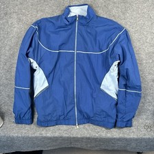 Nike Air Jordan Jacket Mens Large Blue Essentials Flight Track DV7624 485
